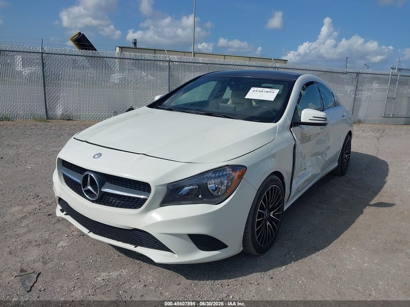 2016 Mercedes-benz Cla-klasse VIN WDDSJ4GB2GN388601 IAAI salvage auction — LEFT SIDE, Rebuildable (Florida), sold $1,400 on 2026-07-28 (photo 2)