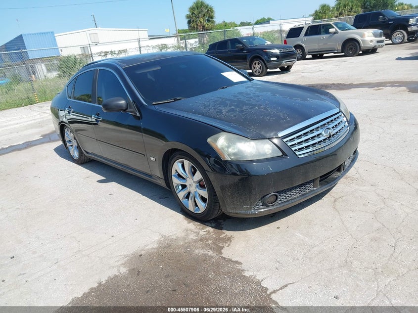 2006 Infiniti M45 VIN JNKBY01E76M207156 IAAI salvage auction — NORMAL WEAR, Clear (Florida), sold $350 on 2026-07-29 (photo 1)