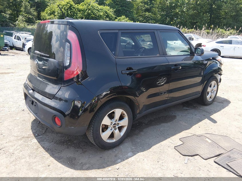 2018 Kia Soul VIN KNDJN2A23J7900496 IAAI salvage auction — FRONT END, Salvage Title, sold $1,100 on 2026-07-30 (photo 4)