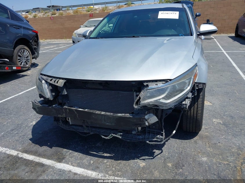 2019 Kia Optima VIN 5XXGT4L33KG346886 IAAI salvage auction — FRONT END, Salvage (California), sold $1,550 on 2026-07-15 (photo 6)