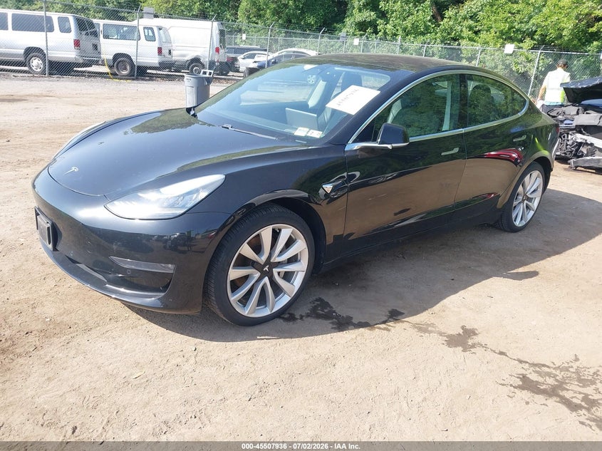 2018 Tesla Model 3 VIN 5YJ3E1EA9JF023625 IAAI salvage auction — REAR END, Salvage - Greater Than 75% (Maryland), sold $6,975 on 2026-08-01 (photo 2)