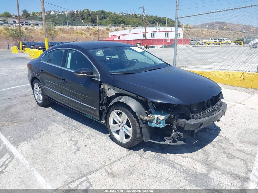 2014 Volkswagen Passat cc VIN WVWBP7ANPEE505389 IAAI salvage auction — RIGHT FRONT, Salvage Title, sold $1,250 on 2026-07-23 (photo 1)