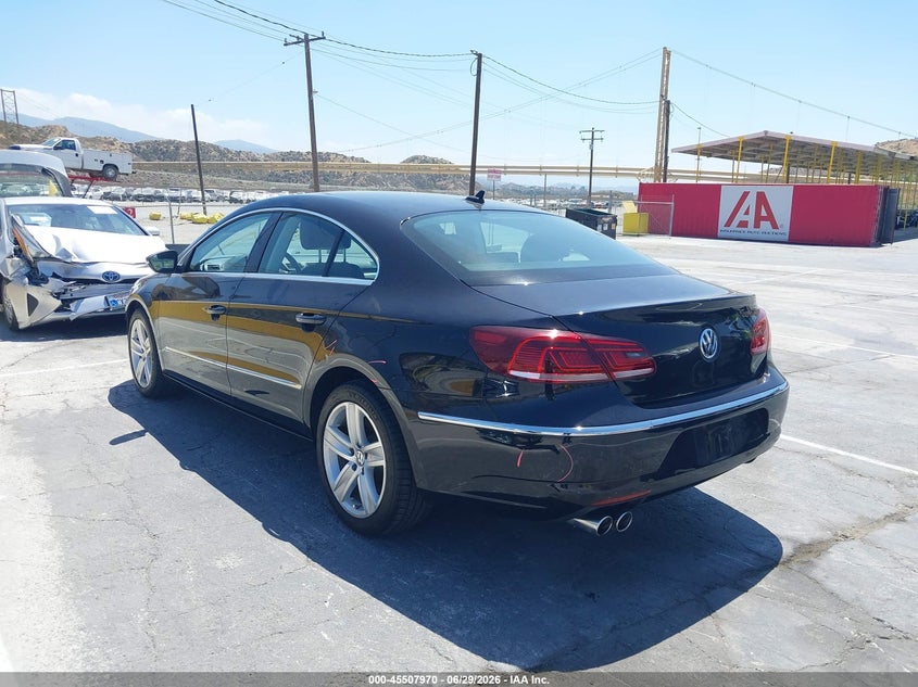 2014 Volkswagen Passat cc VIN WVWBP7ANPEE505389 IAAI salvage auction — RIGHT FRONT, Salvage Title, sold $1,250 on 2026-07-23 (photo 3)