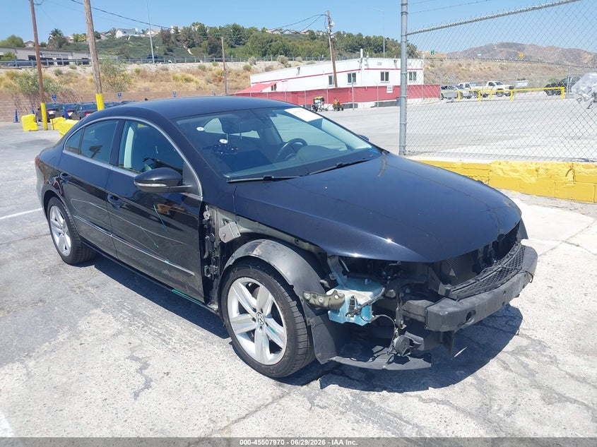 2014 Volkswagen Passat cc VIN WVWBP7ANPEE505389 IAAI salvage auction — RIGHT FRONT, Salvage Title, sold $1,250 on 2026-07-23 (photo 6)