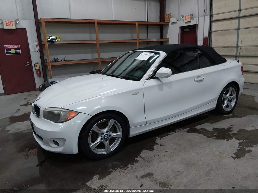 2013 BMW 1er VIN WBAUN1C52DVR00730 IAAI salvage auction — RIGHT FRONT, Salvage (Idaho), sold $525 on 2026-07-24 (photo 2)