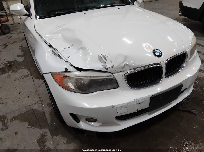 2013 BMW 1er VIN WBAUN1C52DVR00730 IAAI salvage auction — RIGHT FRONT, Salvage (Idaho), sold $525 on 2026-07-24 (photo 6)
