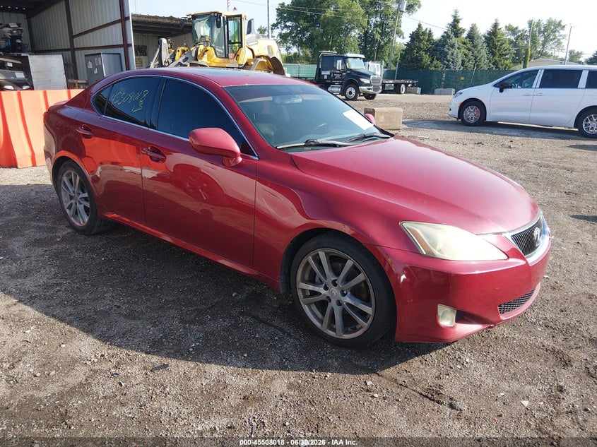 2008 Lexus Is VIN JTHBK262382064801 IAAI salvage auction — LEFT FRONT, Salvage (Ohio), sold $425 on 2026-07-22 (photo 1)
