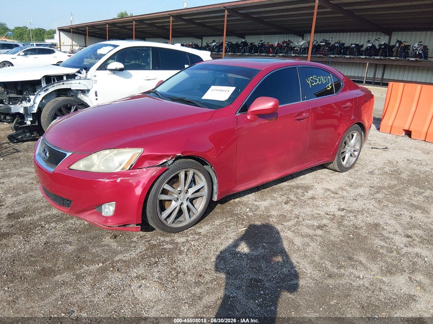2008 Lexus Is VIN JTHBK262382064801 IAAI salvage auction — LEFT FRONT, Salvage (Ohio), sold $425 on 2026-07-22 (photo 2)