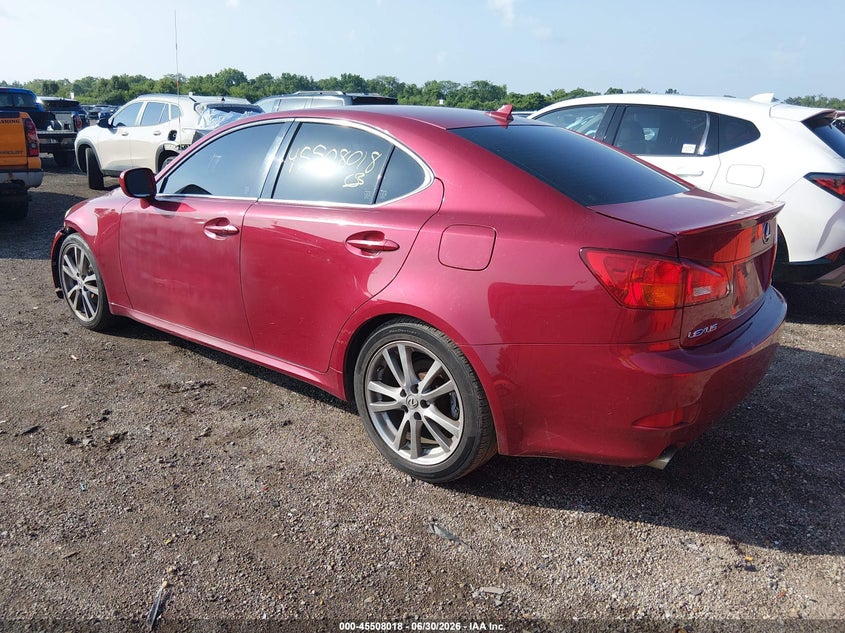 2008 Lexus Is VIN JTHBK262382064801 IAAI salvage auction — LEFT FRONT, Salvage (Ohio), sold $425 on 2026-07-22 (photo 3)