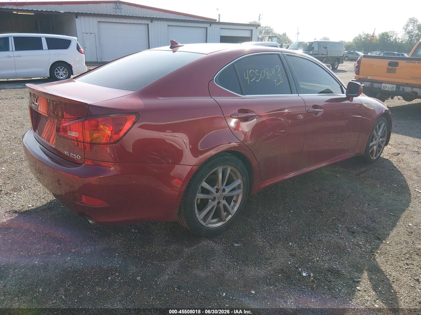 2008 Lexus Is VIN JTHBK262382064801 IAAI salvage auction — LEFT FRONT, Salvage (Ohio), sold $425 on 2026-07-22 (photo 4)