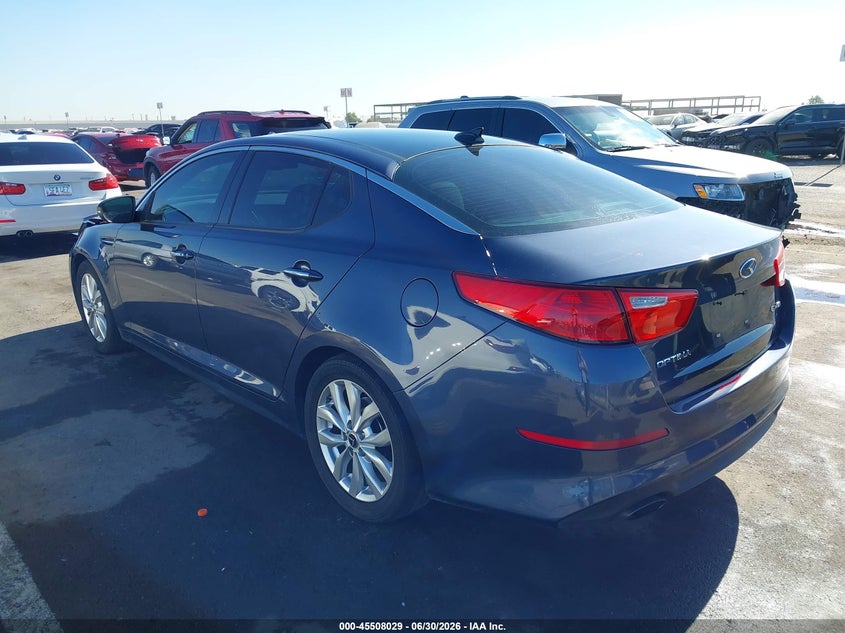 2015 Kia Optima VIN 5XXGN4A76FG398261 IAAI salvage auction — FRONT END, Salvage (Arizona), sold $2,275 on 2026-07-28 (photo 3)