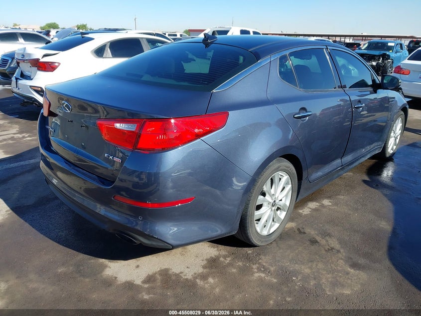 2015 Kia Optima VIN 5XXGN4A76FG398261 IAAI salvage auction — FRONT END, Salvage (Arizona), sold $2,275 on 2026-07-28 (photo 4)