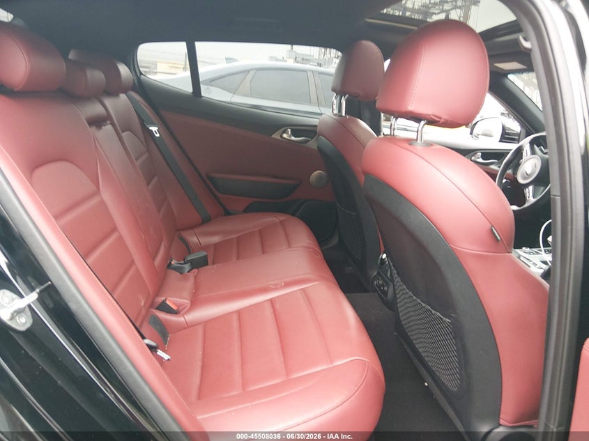 2019 Kia Stinger VIN KNAE55LC1K6059906 IAAI salvage auction — LEFT FRONT, Salvage (California), sold $6,400 on 2026-07-21 (photo 8)