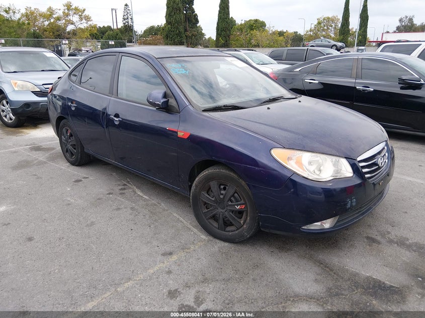 2010 Hyundai Elantra VIN KMHDU4ADXAU991888 IAAI salvage auction — REAR END, Salvage (California), sold $400 on 2026-07-30 (photo 1)