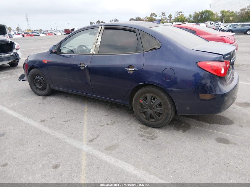 2010 Hyundai Elantra VIN KMHDU4ADXAU991888 IAAI salvage auction — REAR END, Salvage (California), sold $400 on 2026-07-30 (photo 3)