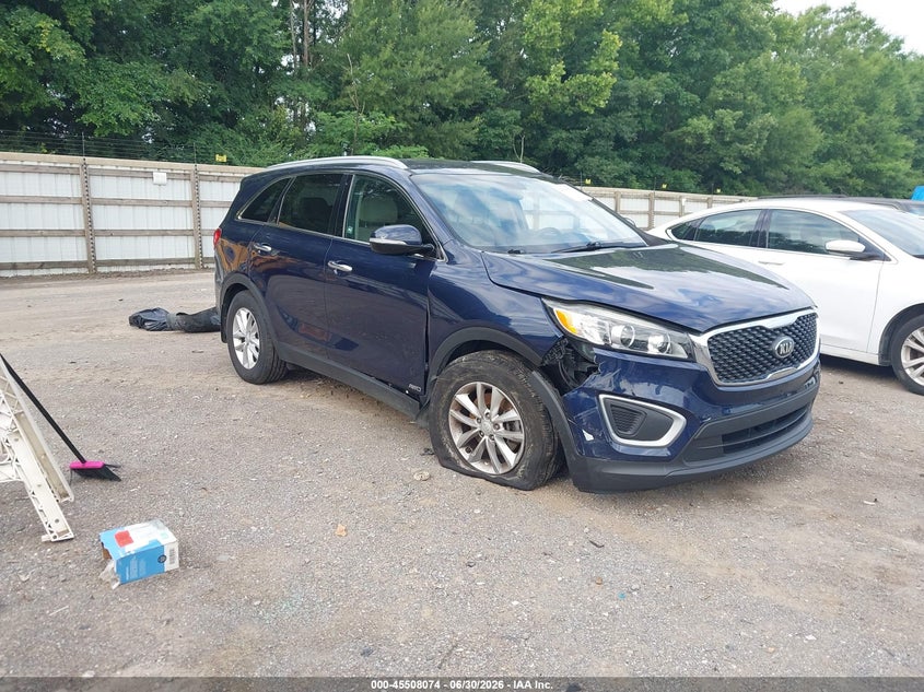 2018 Kia Sorento VIN 5XYPGDA30JG424915 IAAI salvage auction — RIGHT FRONT, Salvage (Tennessee), sold $2,350 on 2026-07-29 (photo 1)