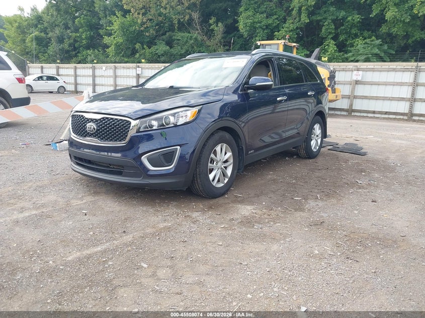 2018 Kia Sorento VIN 5XYPGDA30JG424915 IAAI salvage auction — RIGHT FRONT, Salvage (Tennessee), sold $2,350 on 2026-07-29 (photo 2)