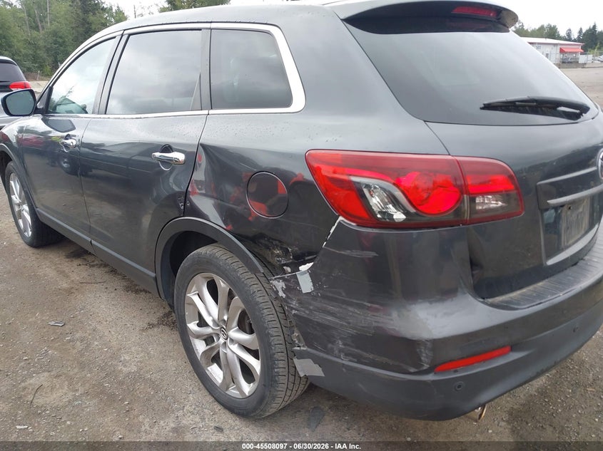 2013 Mazda Cx-9 VIN JM3TB3DV8D0420553 IAAI salvage auction — LEFT REAR, Bill Of Sale (Washington), sold $1,350 on 2026-07-22 (photo 6)
