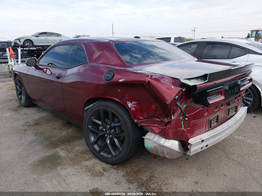 2023 Dodge Challenger VIN 2C3CDZJG5PH621312 IAAI salvage auction — LEFT SIDE, Salvage Title, sold $8,200 on 2026-08-27 (photo 3)