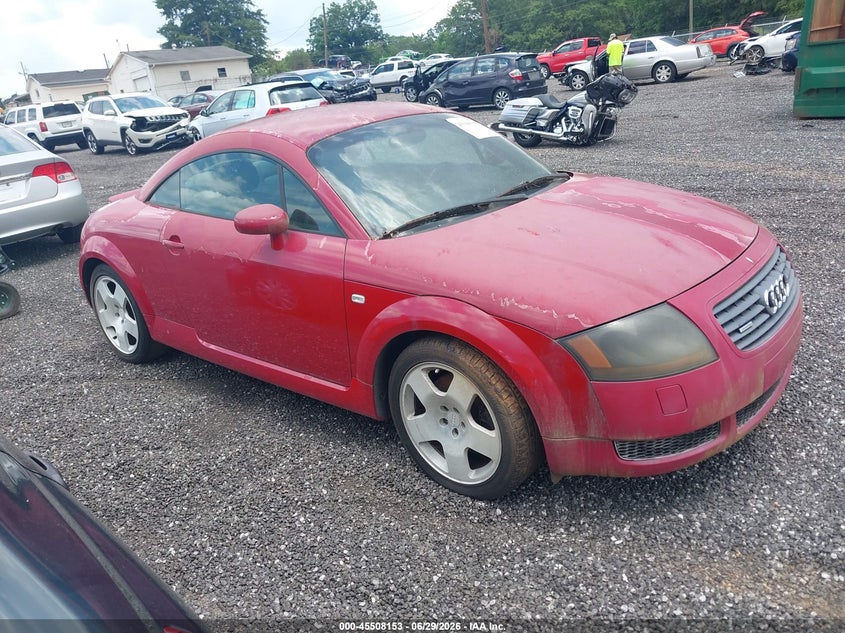 2002 Audi Tt VIN TRUWT28N021015212 IAAI salvage auction — NORMAL WEAR, Clear (South Carolina), sold $400 on 2026-07-28 (photo 1)