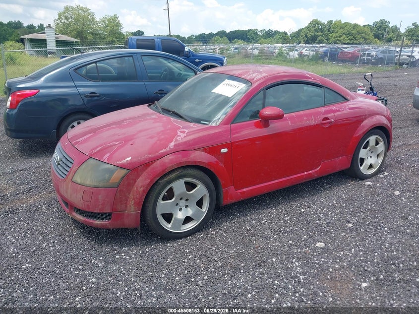 2002 Audi Tt VIN TRUWT28N021015212 IAAI salvage auction — NORMAL WEAR, Clear (South Carolina), sold $400 on 2026-07-28 (photo 2)
