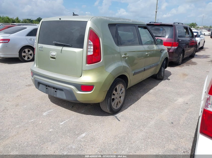 2013 Kia Soul VIN KNDJT2A57D7603977 IAAI salvage auction — NORMAL WEAR, Original (Texas), sold $25 on 2026-07-29 (photo 4)