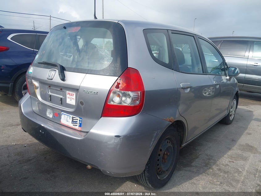 2008 Honda Fit VIN JHMGD37418S071364 IAAI salvage auction — LEFT FRONT, Original (Ohio), sold $125 on 2026-07-21 (photo 4)