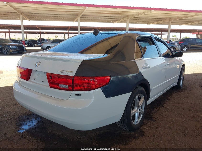 2005 Honda Accord VIN JHMCN36425C016571 IAAI salvage auction — NORMAL WEAR, Clear (Arizona), sold $25 on 2026-07-28 (photo 4)