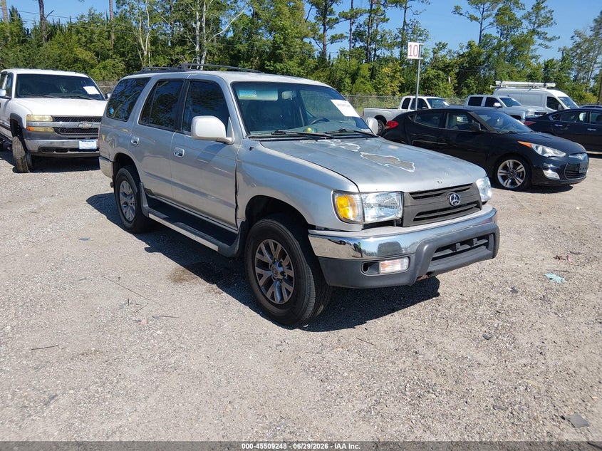 2002 Toyota 4runner VIN JT3GN86R420230829 IAAI salvage auction — NORMAL WEAR, Clear (Florida), sold $625 on 2026-07-28 (photo 1)