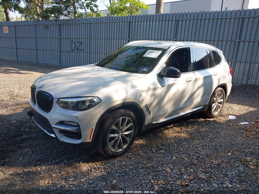 2018 BMW X3 VIN 5UXTR9C51JLC69415 IAAI salvage auction — FRONT END, Salvage (New Jersey), sold $6,200 on 2026-07-29 (photo 2)