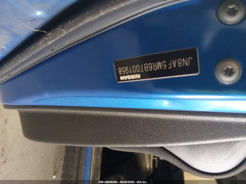 2011 Nissan Juke VIN JN8AF5MR6BT001958 IAAI salvage auction — NORMAL WEAR, Clear (Tennessee), sold $300 on 2026-07-06 (photo 9)