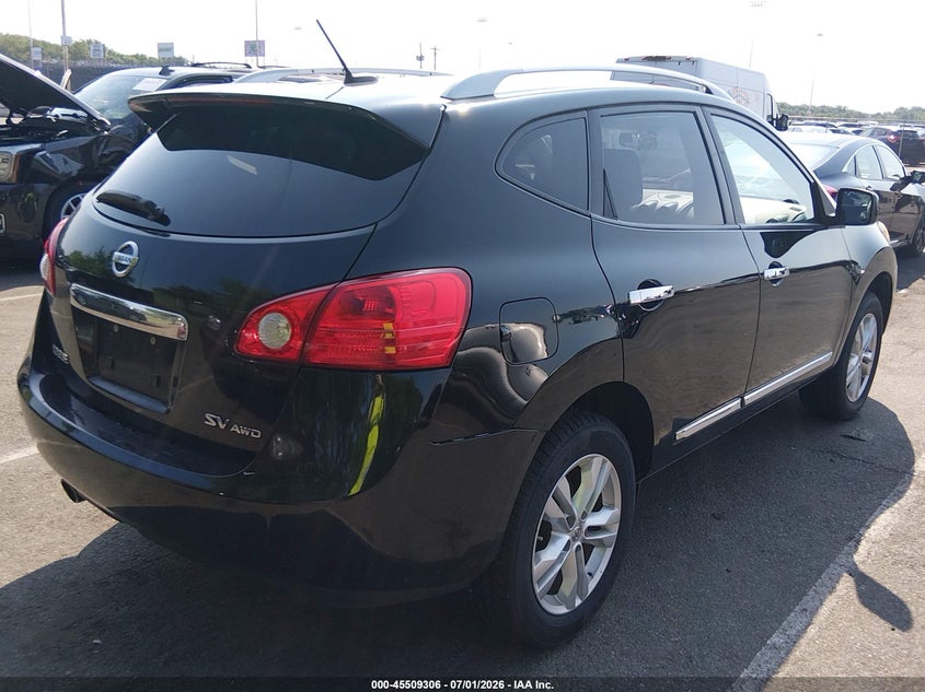 2013 Nissan Rogue VIN JN8AS5MV2DW629011 IAAI salvage auction — NORMAL WEAR, Clear (New Jersey), sold $425 on 2026-07-27 (photo 4)