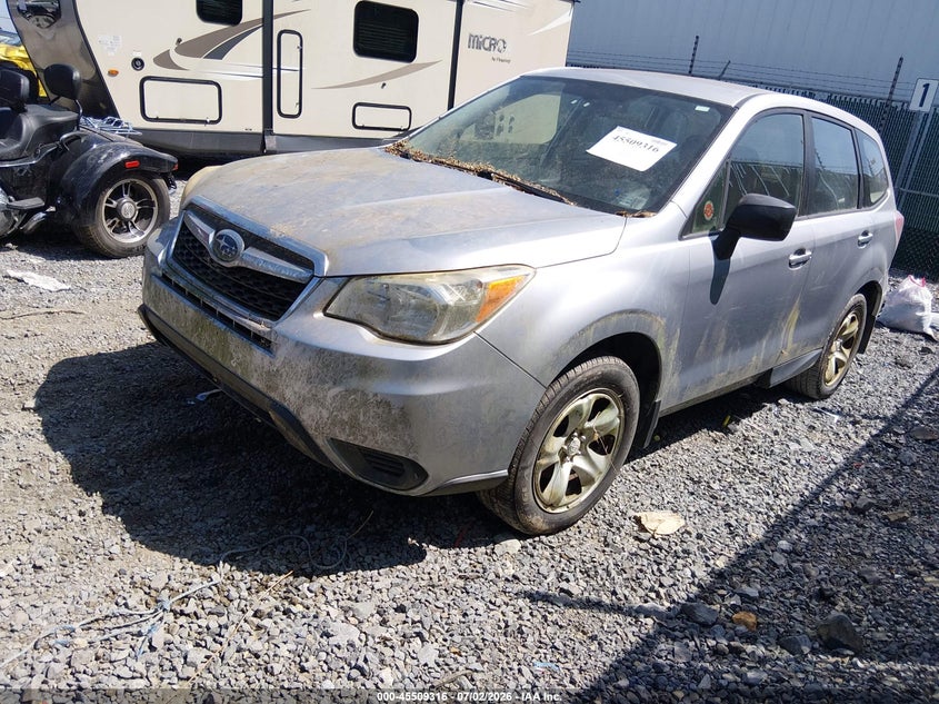 2014 Subaru Forester VIN JF2SJAAC2EH412497 IAAI salvage auction — NORMAL WEAR, Original (West Virginia), sold $1,025 on 2026-07-29 (photo 2)