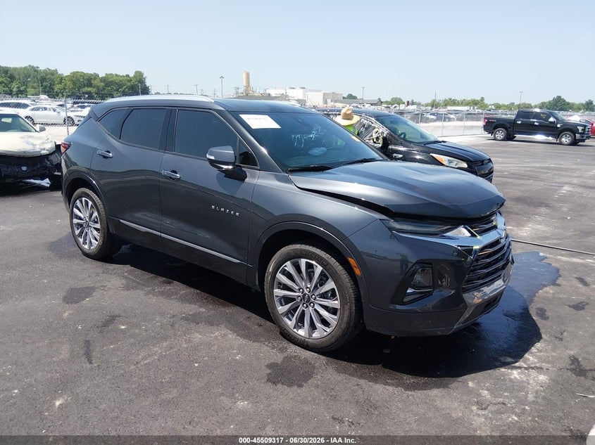 2022 Chevrolet Blazer VIN 3GNKBFRS8NS140993 IAAI salvage auction — LEFT FRONT, Salvage Title, sold $7,800 on 2026-07-31 (photo 1)