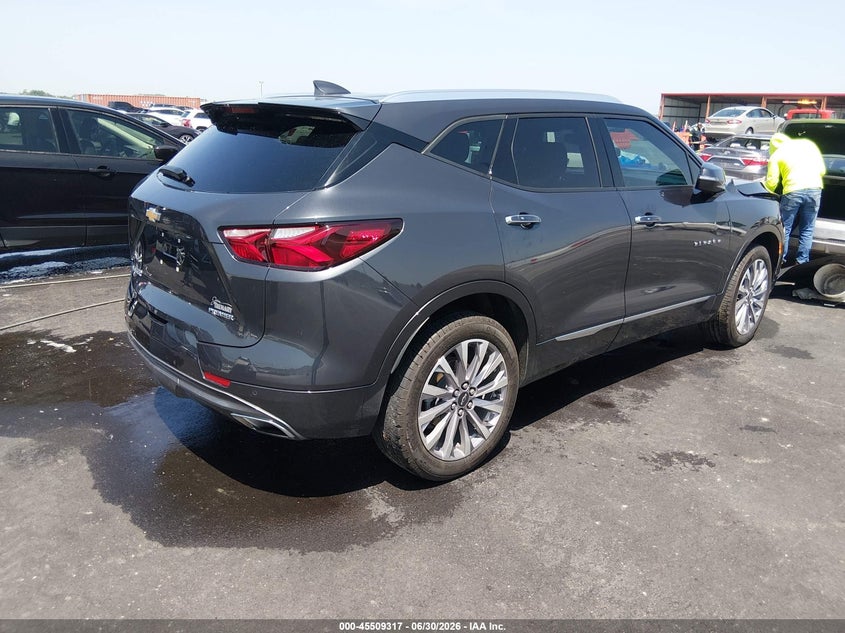 2022 Chevrolet Blazer VIN 3GNKBFRS8NS140993 IAAI salvage auction — LEFT FRONT, Salvage Title, sold $7,800 on 2026-07-31 (photo 4)