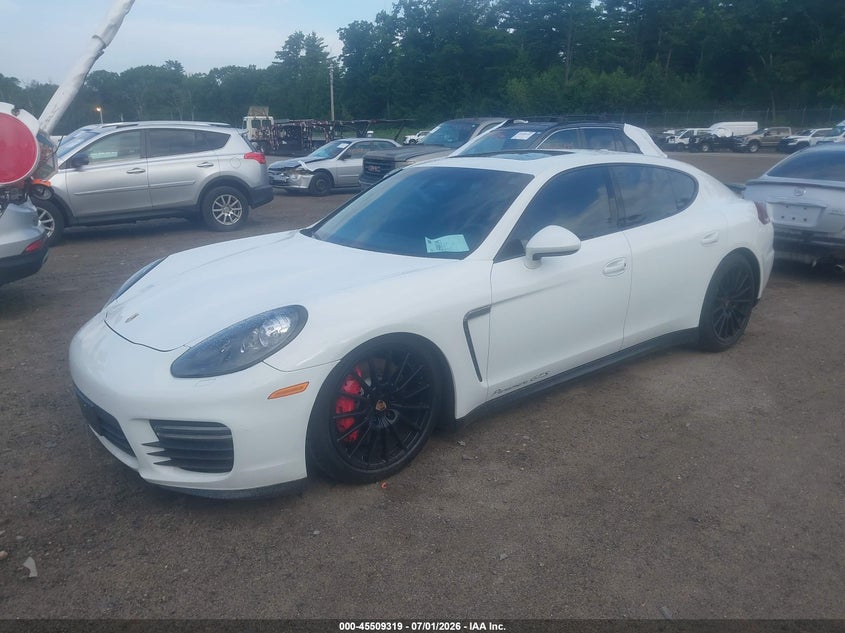 2014 Porsche Panamera VIN WP0AF2A76EL083451 IAAI salvage auction — ENGINE DAMAGE, Salvage Title, sold $7,175 on 2026-08-21 (photo 2)