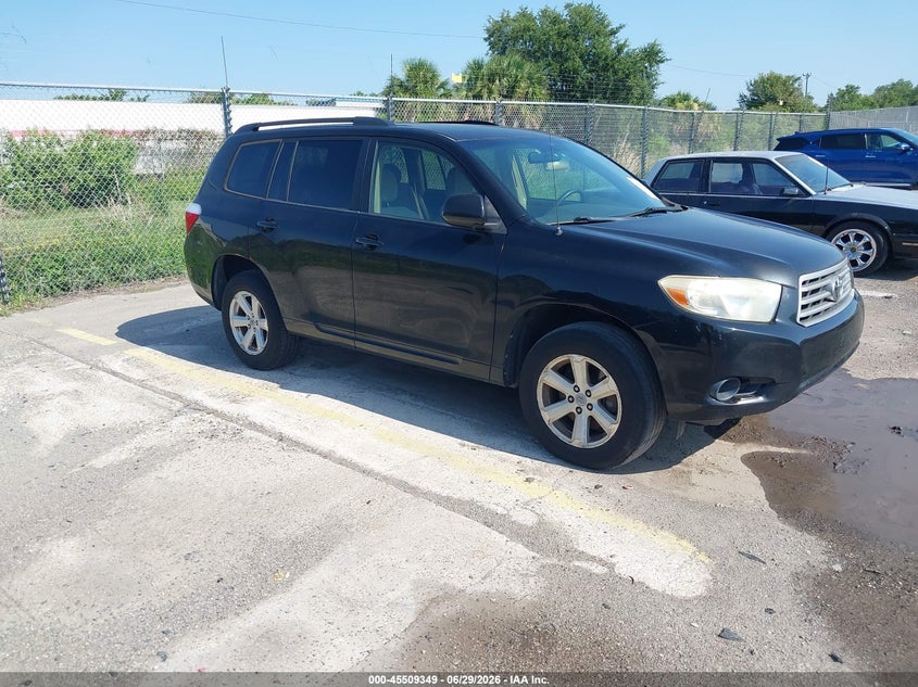 2008 Toyota Highlander VIN JTEDS41A282023348 IAAI salvage auction — RIGHT REAR, Clear (Florida), sold $1,450 on 2026-07-15 (photo 1)