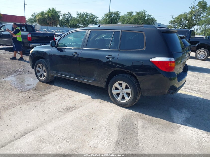2008 Toyota Highlander VIN JTEDS41A282023348 IAAI salvage auction — RIGHT REAR, Clear (Florida), sold $1,450 on 2026-07-15 (photo 3)