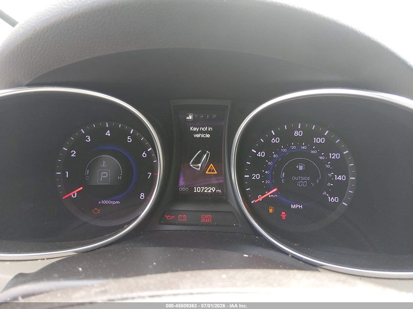 2015 Hyundai Santa fe VIN KM8SR4HF0FU128525 IAAI salvage auction — NORMAL WEAR, Clear (Georgia), sold $475 on 2026-07-21 (photo 7)