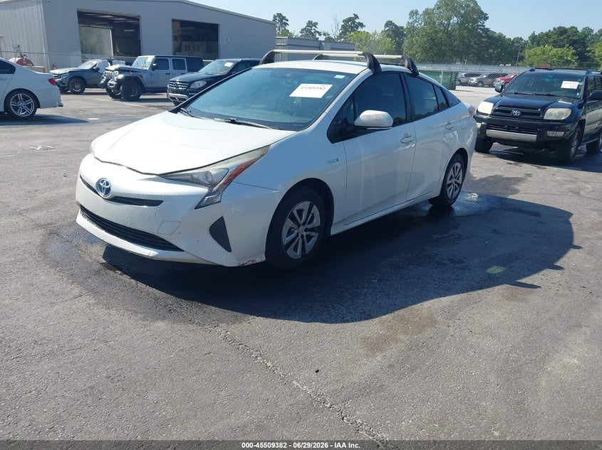 2016 Toyota Prius VIN JTDKBRFU0G3001448 IAAI salvage auction — NORMAL WEAR, Clear (Georgia), sold $3,850 on 2026-07-08 (photo 2)