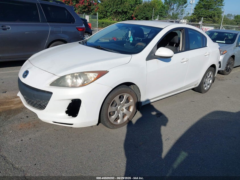 2013 Mazda 3 VIN JM1BL1TF0D1731968 IAAI salvage auction — NORMAL WEAR, Clear-Dealer Only (North Carolina), sold $425 on 2026-07-29 (photo 2)