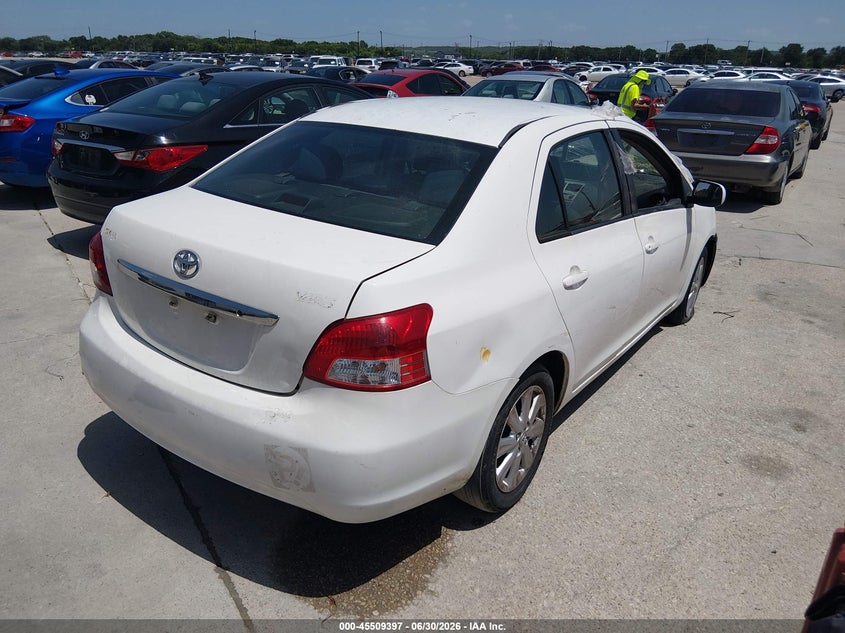 2011 Toyota Yaris VIN JTDBT4K39B1409495 IAAI salvage auction — NORMAL WEAR, Original (Texas), sold $1,000 on 2026-07-13 (photo 4)