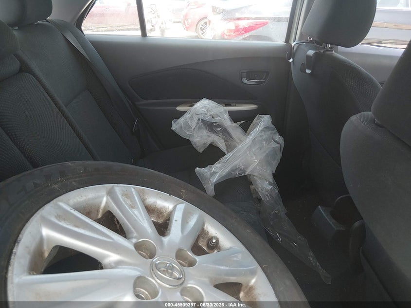 2011 Toyota Yaris VIN JTDBT4K39B1409495 IAAI salvage auction — NORMAL WEAR, Original (Texas), sold $1,000 on 2026-07-13 (photo 8)