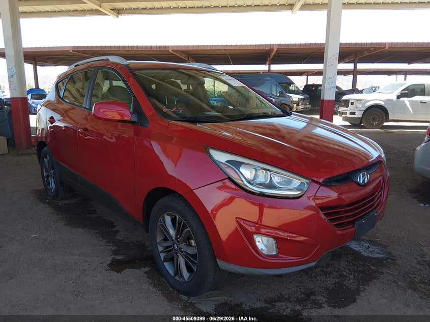 2015 Hyundai Tucson VIN KM8JU3AG1FU059240 IAAI salvage auction — NORMAL WEAR, Clear (Arizona), sold $950 on 2026-07-21 (photo 1)