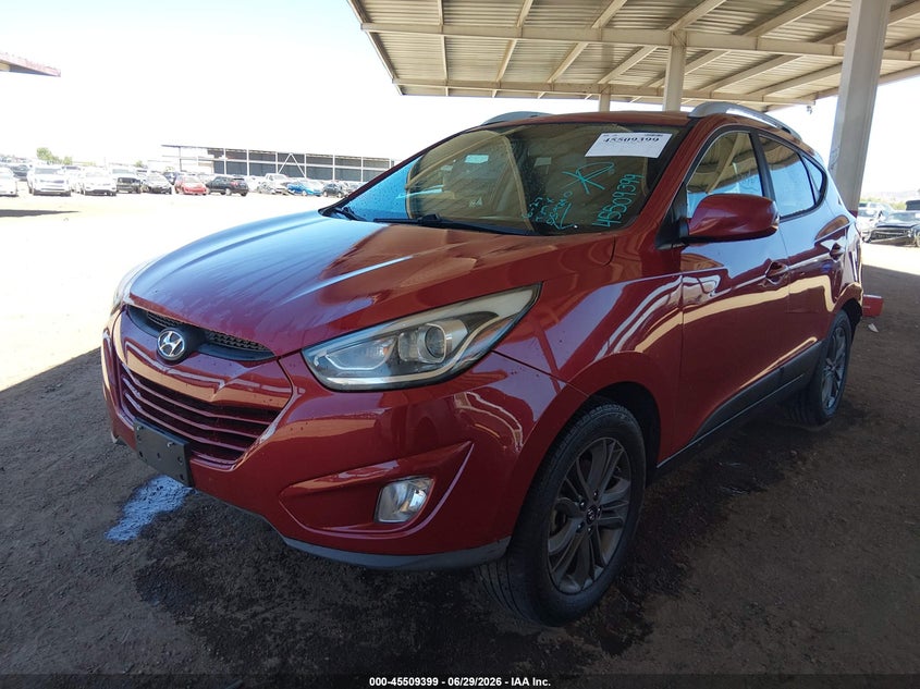 2015 Hyundai Tucson VIN KM8JU3AG1FU059240 IAAI salvage auction — NORMAL WEAR, Clear (Arizona), sold $950 on 2026-07-21 (photo 2)
