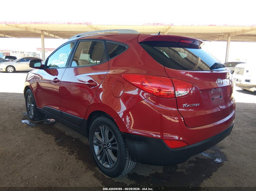 2015 Hyundai Tucson VIN KM8JU3AG1FU059240 IAAI salvage auction — NORMAL WEAR, Clear (Arizona), sold $950 on 2026-07-21 (photo 3)