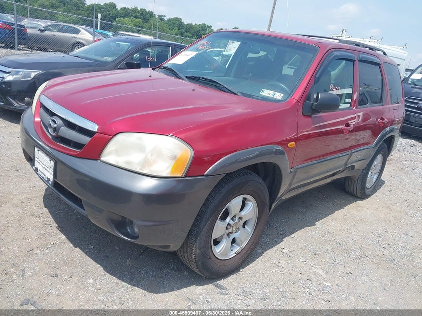 2004 Mazda Tribute VIN 4F2YZ94194KM27302 IAAI salvage auction — NORMAL WEAR, Clear (Pennsylvania), sold $250 on 2026-07-08 (photo 2)