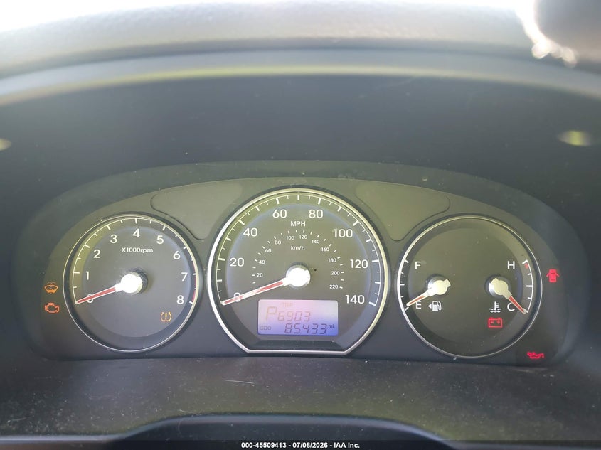 2012 Hyundai Santa fe VIN 5XYZG3AB5CG102963 IAAI salvage auction — NORMAL WEAR, Salvage Title, sold $1,700 on 2026-07-16 (photo 7)