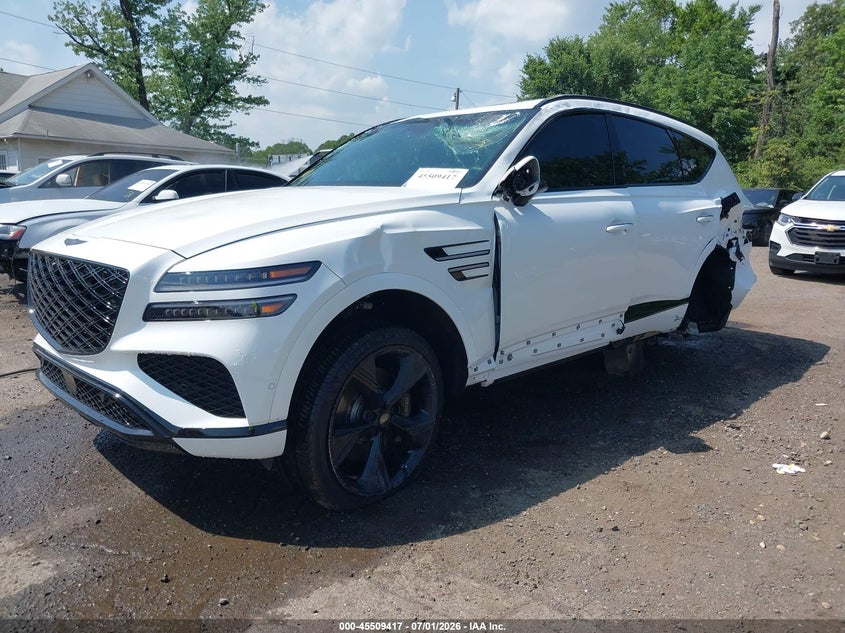 2026 Genesis Gv80 VIN KMUHCESC1TU307282 IAAI salvage auction — ROLLOVER, Salvage - Greater Than 75% (Maryland), sold $25 on 2026-07-29 (photo 2)