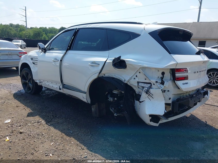 2026 Genesis Gv80 VIN KMUHCESC1TU307282 IAAI salvage auction — ROLLOVER, Salvage - Greater Than 75% (Maryland), sold $25 on 2026-07-29 (photo 3)